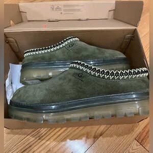 UGG Olive Suede Slip-On Shoes